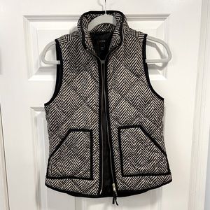 J Crew Herringbone Vest size XXS